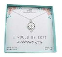 コンパスネックレス、I would Be Lost Without You、18インチスターリングシルバーケーブルチェーンのスターリングシルバー。妻へのギフト、...