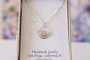 スモール ハイビスカス スターリング シルバー チャーム ネックレス ハワイ Laurali Designs Small Hibiscus Sterling Silver Charm Necklace Hawaii