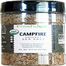 FreshJaxプレミアムグルメスパイスと調味料（キャンプファイヤー：オーガニックスモーキーシーソルト） FreshJax Premium Gourmet Spices and Seasonings (Campfire: Organic Smokey Sea Salt)