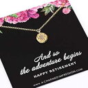 女性への退職ギフト • ダイヤモンド スターバースト コンパス ネックレス • 14K ゴールド • 奉仕感謝のジュエリー ...