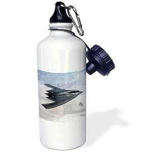 3dRose Air Force B-2 - Sports Water Bottle, 21 oz, White 3dRose Air Force B-2 - Sports Water Bottle, 21 oz, White