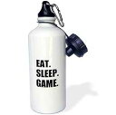 3dRose Eat Sleep Fun Text Gifts for Golfing Enthusiasts and Pro Golfers Sports W...