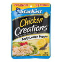 StarKistチキンクリエーションゼスティレモンペッパー-2.6オンスポーチ（12パック） StarKist Chicken Creation Zesty Lemon Pepper - 2.6 oz Pouch (Pack of 12) 1