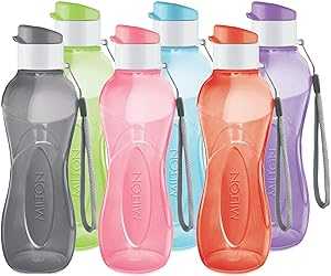 MILTON 6- pack -12 oz Kids Water Bottle for School Reusable Leak proof...