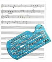 Long Beach Music Song Writer's Composing Template Stencil for Music Notes & Symbols with Manuscript Staff Paper Tablet(2)