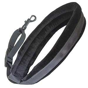 Xinlinke Xinlink Professional Black Soft Padded Saxophone Neck Strap w...