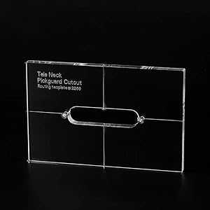 Musiclily Pro CNC Accurate Acrylic Neck Pickup Routing Templates for S...