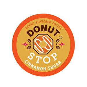 ドーナツストップフレーバーコーヒーポッド 2.0 Kカップブリューワーに対応 シナモンシュガーフレーバー 40個 Donut Stop Flavored Coffee Pods, Compatible with 2.0 K-Cup Brewers, Cinnamon Sugar Flavor, 40 Count