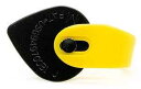 Fred Kelly Picks D5JB-M-3 Delrin Bumblebee Jazz Large Medium Guitar Pick,black/yellow
