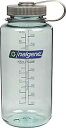 Nalgene Tritan 広口 BPA フリー ウォーターボトル、シーフォーム、32 オンス Nalgene Tritan Wide Mouth BPA-Free Water Bottle, Seafoam, 32-Ounces