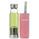 TOPOKO 18.5 Ounce Top Level Quality Stylish Environmental Borosilicate Glass Wat...