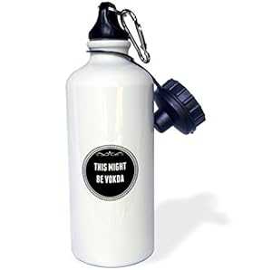 3dRose This Might Be Vodka スポーツ ウォーターボトル、21 オンス、マルチカラー 3dRose This Might Be Vodka Sports Water Bottle, 21 oz, Multicolor