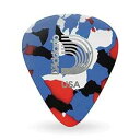 Planet Waves D'Addario Multi-Color Celluloid Guitar Picks, 25 pack, Heavy