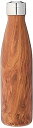 DEI ウッドマーブルウォーターボトル、17オンス、マルチカラー Design Engineering DEI Wood Marble Water Bottle, 17oz, Mulitcolor