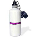 3dRose ウォーターボトル、21オンス、ホワイト 3dRose Water Bottle, 21oz, White(4)