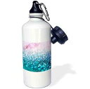 3dRose ウォーターボトル、21オンス、ホワイト 3dRose Water Bottle, 21oz, White