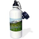3dRose ウォーターボトル、21オンス、ホワイト 3dRose Water Bottle, 21oz, White