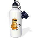 3dRose ウォーターボトル、21オンス、ホワイト 3dRose Water Bottle, 21oz, White(4)