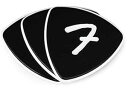 Fender F Grip Guitar Picks 346 Shape, Black, 3-Pack