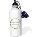 3dRose ウォーターボトル、21オンス、ホワイト 3dRose Water Bottle, 21oz, White(4)
