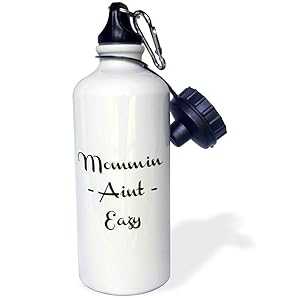3dRose ܥȥ롢21󥹡ۥ磻 3dRose Water Bottle, 21oz, White