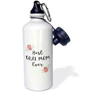 3dRose ܥȥ롢21󥹡ۥ磻 3dRose Water Bottle, 21oz, White