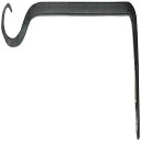 Hookery C8 ストレート ハンガー、上向きフック付き、ブラック、6 インチ Hookery C8 Straight Hanger with Upturned Hook, Black, 6-Inch
