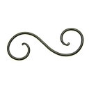 Panacea 85755 鍛造Sフック ブラック Panacea 85755 Forged S Hook, Black