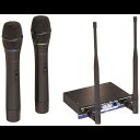 VocoPro VHF-MODULE-3 - Optional 2 Channel Wireless Mic Module, 2 Wireless Microphones Included, Compatible with: SOUNDMAN, CHAMPION-REC/RV, HERO-RV/REC,