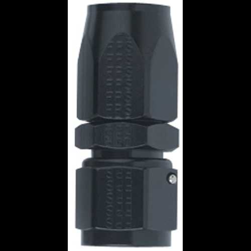 Fragola 100116-BL Black Size (-16) Straight Hose Fitting