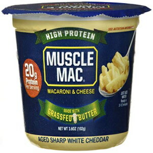 }bX}bN }Jj`[Y dqWJbvAnV[vzCg`F_[A3.6IXi12pbNj Muscle Mac Macaroni & Cheese Microwave Cup, Aged Sharp White Cheddar, 3.6 Ounce (Pack of 12)