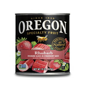 Xgx[\[X̃ISt[co[uA15IXi4pbNj Oregon Fruit Rhubarb in Strawberry Sauce, 15 oz (Pack of 4)