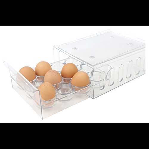 Mind Reader エッグホルダー 冷蔵庫保存容器、エッグトレイ 12 個、クリア Mind Reader Egg Holder Refrigerator Storage Container, 12 Egg Tray, Clear Mind Reader エッグホルダー 冷蔵庫保存容器、エッグトレイ 12 個、クリア Mind Reader Egg Holder Refrigerator Storage Container, 12 Egg Tray, Clear