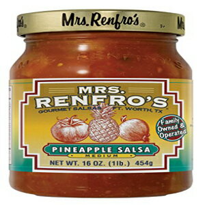 ミセス レンフロス パイナップル サルサ グルテンフリー (16 オンスの瓶、4 パック) Mrs. Renfros Pineapple Salsa Gluten-free (16-oz. jars, 4-pack)