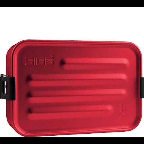 SIGG - Lunch Box Aluminium Plus Red - With Compartments - Award Winnin...