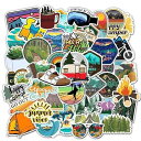 Finrray Water Bottle Stickers Outdoors Theme Adventure Hiking Camping Tourism Na...