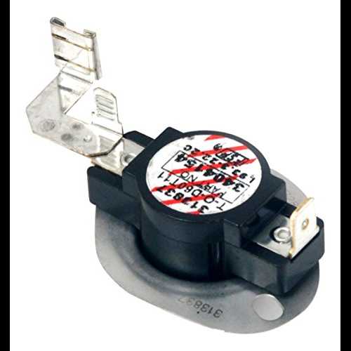 Whirlpool WP3404154 Dryer Parts High Limit Thermostat, white