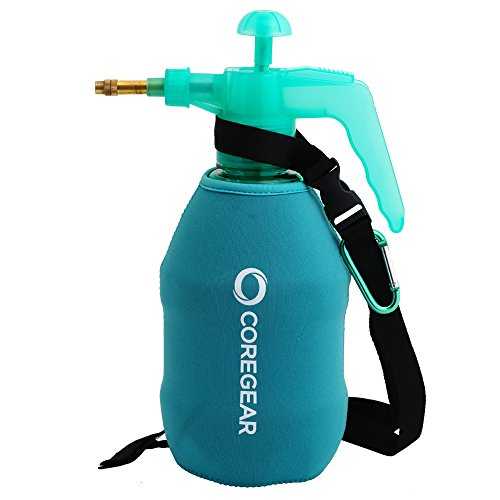 COREGEAR (ウルトラ クール XL USA ミスターズ 1.5 リットル パーソナル ポンプ ウォーター ミスター & スプレーヤ フル ネオプレン ジャケット付き (ティール) COREGEAR (Ultra Cool XL USA Misters 1.5 Liter Personal Pump Water Miste