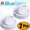 Blue Stars の超耐久性 131873500 ドライヤー タイマー ノブ交換部品 – フリジデア ドライヤーに正確にフィット – 134042600 PS418921 AP2107778 の交換用 – 2個パック BlueStars Ultra Durable 131873500 Dryer Timer Knob Replacement Part b
