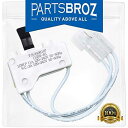 PartsBroz の 3406107 ワールプール & Kenmore ドライヤー用ドライヤー ドア スイッチ交換品 - 部品番号 WP3406107、AP6008561、3405100、3405101、3406100、3406101、3406109、PS11741701、WP3406107VP を交換します。 3406107 Dryer Door Switch Replace