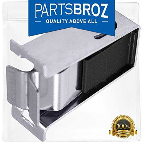 PartsBroz の W10111905 ドライヤー ドア キャッチ - Whirlpool Maytag Kenmore ドライヤーと互換性あり - AP4364920、PS2341298、8572982、WPW10111905VP、WPW101119054545 と交換 W10111905 Dryer Door Catch by PartsBroz - Compatible with Whirl