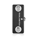 LokFy Guitar Footswitch Pedal DUAL SWITCH PEDAL Dual Momentary Footswitches for Effects Pedal and Muti-effects Pedal