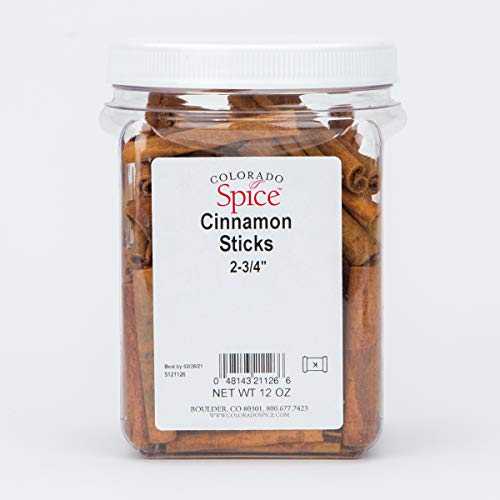 コロラド スパイス シナモン、ホールスティック 2-3/4 インチ、12 オンス瓶 Colorado Spice Cinnamon, Whole Sticks 2-3/4