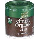 SIMPLY オーガニック ミニチリ PWDR ブレンド、0.6 オンス、PK- 6 SIMPLY ORGANIC MINI CHILI PWDR BLND, 0.6 OZ, PK- 6
