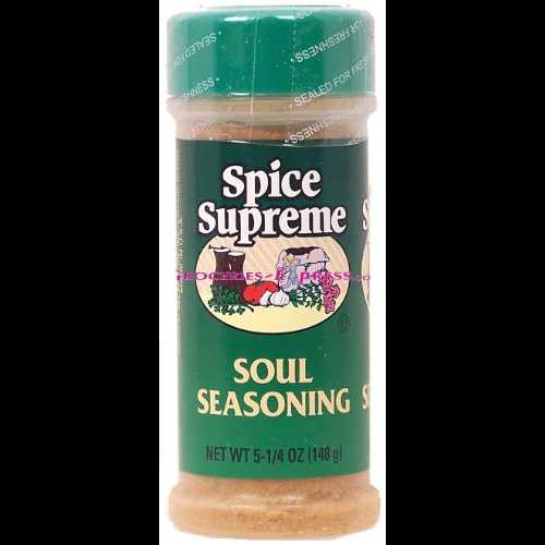 Spice Supreme Soul Seasoning, 5.25-oz. plastic shaker Spice Supreme Soul Seasoning, 5.25-oz. plastic shaker