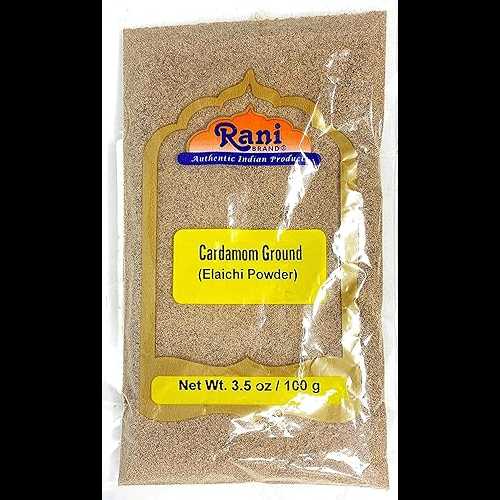 3.5オンス (100g) ~ バッグ、ラニ カルダモン (エラチ) グラウンド、パウダー インディアン スパイス 3.5オンス (100g) ~ すべて天然 色は追加されていません グルテン対応 ビーガン 非遺伝子組み換え 塩や増量剤不使用 Rani Brand Authentic I