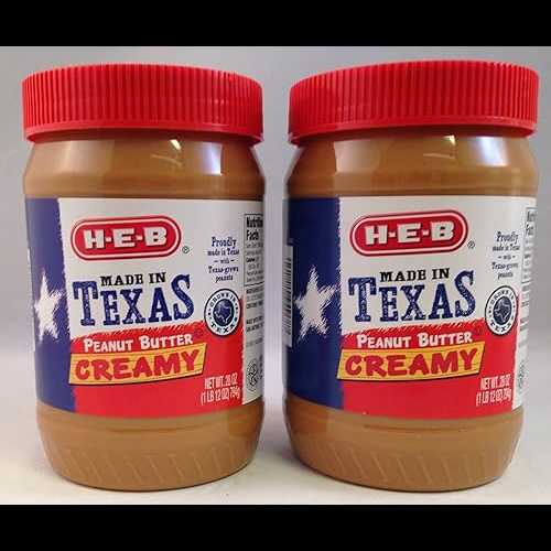Bundle Pack (2 Items) HEB Creamy Peanut Butter - 28 Ounce Jar Bundle Pack (2 Items) HEB Creamy Peanut Butter - 28 Ounce Jar