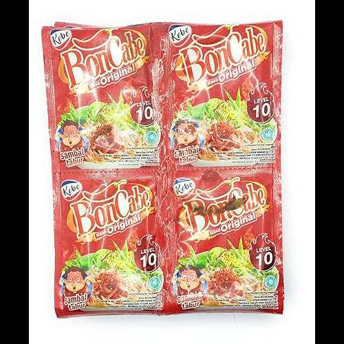Kobe Bon Cabe (Boncabe) Sambal Tabur - Sprinkle Chili Flakes Level 10 ...