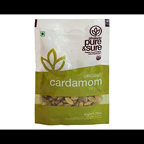 Phalada - ピュア & シュア オーガニック カルダモン ホール - 50 Gm Phalada - Pure & Sure Organic Cardamom Whole - 50 Gm