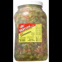 マルコーニ - オリジナル シカゴ スタイル ホット ジャルディニエラ - ガロン プラスチック ジャグ Marconi - The Original Chicago Style Hot Giardiniera - Gallon Plastic Jug